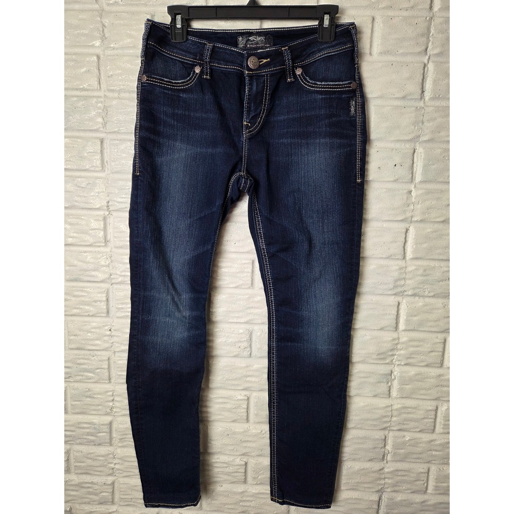 Silver Jeans Co Women's size 29 Suki High Super Skinny Stretch Denim
